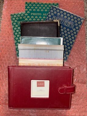 SMALL PHOTO ALBUMS 4X6 A VARIETY  OF 7